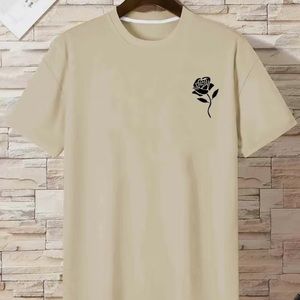 Men’s Crew neck short sleeve T-Shirt - Casual Graphic Tee